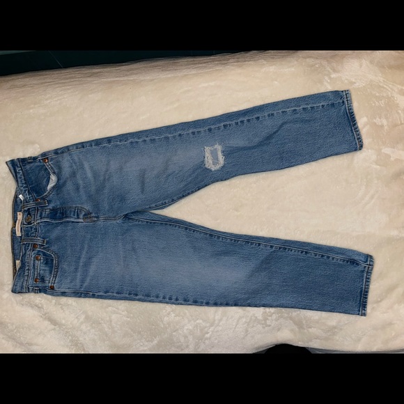 Vintage wedge straight cropped levy - Picture 2 of 5